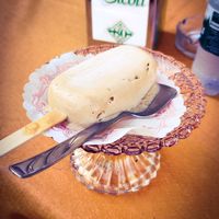 Stecco "Benessere" alla nocciola at Gelateria Sicoli in Amantea