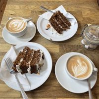Loved the Carrot Cake and best Flat white in Brighton so far ❤️  at Kooks in Brighton