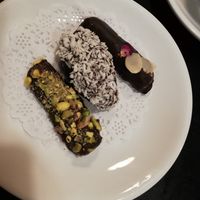 Vegan dessert selection at Izz Cafe in Cork