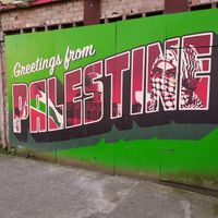 Outside at Izz Cafe in Cork