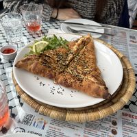 Spinach pastry  at Izz Cafe in Cork