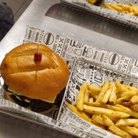 One of the vegan burgers at Smashburger in Brighton