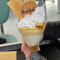 Passion fruit sundae   at Minchella & Co - Sea Road in South Shields