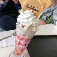 Knickerbocker glory  at Minchella & Co - Sea Road in South Shields