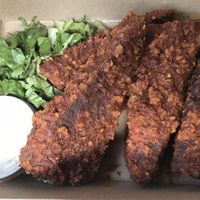 Buffalo Seitan wings   at Tasty Harmony in Fort Collins