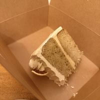 Lemon and lavender cake  at Tasty Harmony in Fort Collins