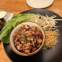 Asian lettuce cups  at Tasty Harmony in Fort Collins