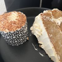 Toasted coconut cupcake, tres leches cake both amazing   at Tasty Harmony in Fort Collins