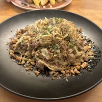 Oyster Mushroom Linguinie  at Tasty Harmony in Fort Collins