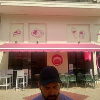 Outside of the store at I Scream  in Kefalonia