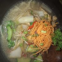 Veg udon soup at Eat Tokyo in Dublin