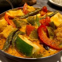Tofu curry at Laos in Town in Washington