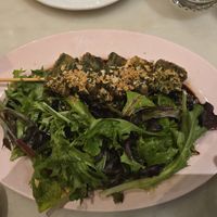 Chive cake at Laos in Town in Washington