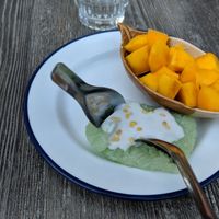 Mango Sticky Rice at Laos in Town in Washington