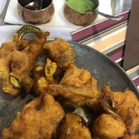 vegetable pakoras at Taj Mahal in Ljubljana