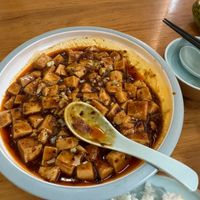 Mapo tofu  at A Lotus on the Water 清水荷花 - 文殊坊店 in Chengdu