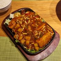 Braised tofu (our favourite) at A Lotus on the Water 清水荷花 - 文殊坊店 in Chengdu