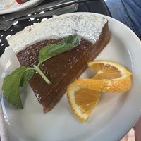 Pumpkin pie   at Urth Caffe in Santa Monica