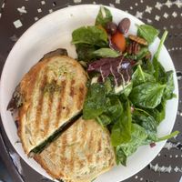 Vegan Portabella panini  at Urth Caffe in Santa Monica
