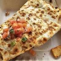 Vegan breakfast burrito at Rowley Inn in Cleveland