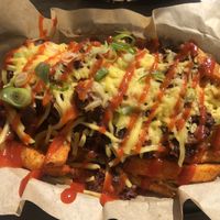 Jackfruit Loaded Fries  at Tempest Inn in Brighton