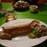 Rice and bean burrito hits the spot.  at La Casita in Rarotonga