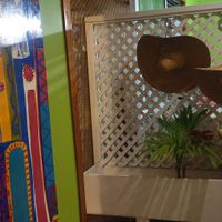 Cute decor inside at La Casita in Rarotonga