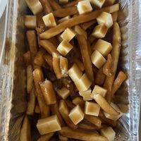 Vegan poutine  at Rollin' Pizza in St Catharines