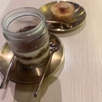 Crème brûlée cheesecake and tiramisu   at Kusa Japanese Vegan- Bukit Bintang in Kuala Lumpur