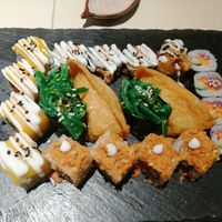 Large sushi set at Kusa Japanese Vegan- Bukit Bintang in Kuala Lumpur