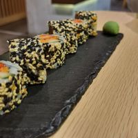 Strawberry sushi at Kusa Japanese Vegan- Bukit Bintang in Kuala Lumpur