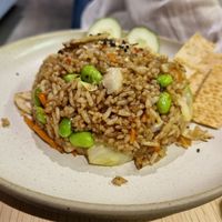 Edamame fried rice at Kusa Japanese Vegan- Bukit Bintang in Kuala Lumpur