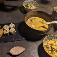 Sushi plate was tasty and Kisune Ramen were decent at Kusa Japanese Vegan- Bukit Bintang in Kuala Lumpur