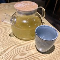 Pot of green tea  at Kusa Japanese Vegan- Bukit Bintang in Kuala Lumpur