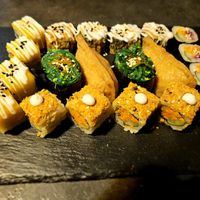 All in one sushi at Kusa Japanese Vegan- Bukit Bintang in Kuala Lumpur
