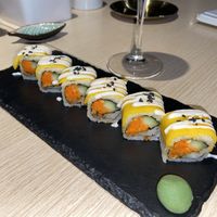 mango sushi  at Kusa Japanese Vegan- Bukit Bintang in Kuala Lumpur