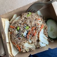 edamame fried rice (ordered for takeaway)  at Kusa Japanese Vegan- Bukit Bintang in Kuala Lumpur