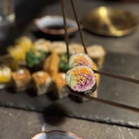 Close-up of one roll from the sampler. Delicious! #Veganuary at Kusa Japanese Vegan- Bukit Bintang in Kuala Lumpur