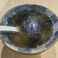 Miso soupp  at Kusa Japanese Vegan- Bukit Bintang in Kuala Lumpur