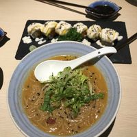 Sweet potato soup at Kusa Japanese Vegan- Bukit Bintang in Kuala Lumpur