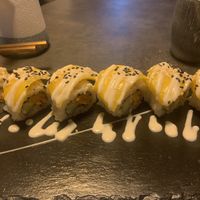 Wonderful mango sushi at Kusa Japanese Vegan- Bukit Bintang in Kuala Lumpur