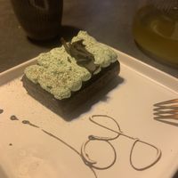 Looooved their green tea cake!  at Kusa Japanese Vegan- Bukit Bintang in Kuala Lumpur