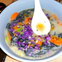 Black bean noodles at Kusa Japanese Vegan- Bukit Bintang in Kuala Lumpur