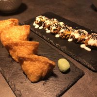 Inari tofu and global warming maki. at Kusa Japanese Vegan- Bukit Bintang in Kuala Lumpur