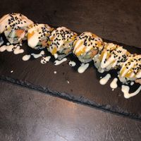 Mango sushi at Kusa Japanese Vegan- Bukit Bintang in Kuala Lumpur