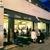 Exterior and outdoor seating at Morito in East London
