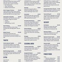 Screenshot of menu at Ngopi in Birmingham