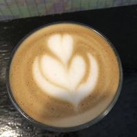 Flat white   at Drukarnia in Gdansk