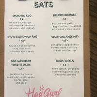 Food at Hay Gurl in Indooroopilly