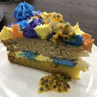 Tropical fruit cake at Hay Gurl in Indooroopilly